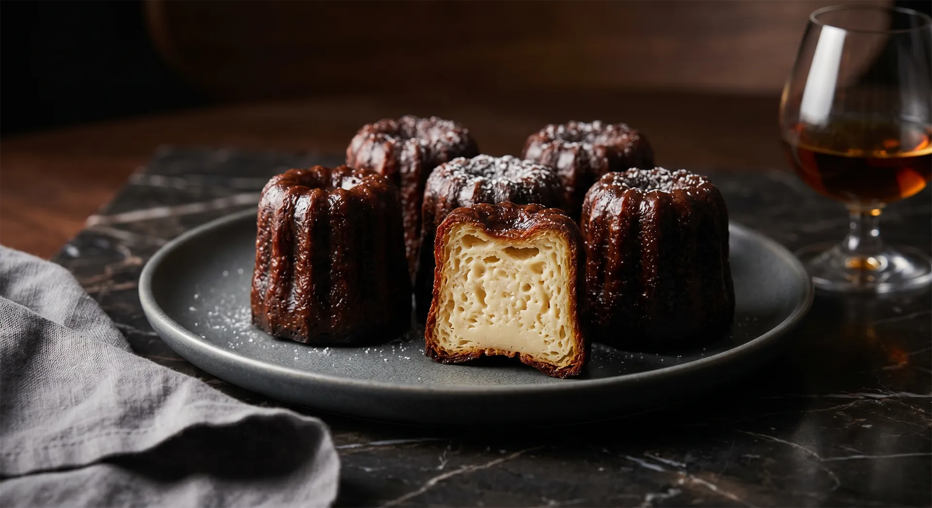 Brandy-Infused Canelés de Bordeaux